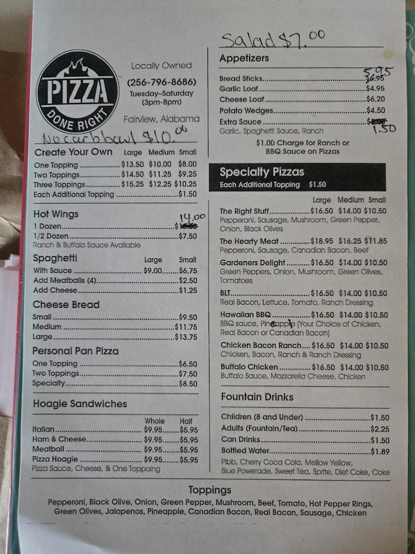 Pizza Done Right